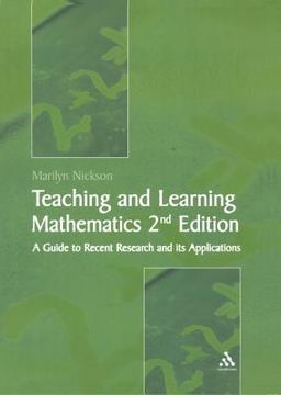 portada teaching and learning mathematics: a teacher's guide to recent research and its application (en Inglés)