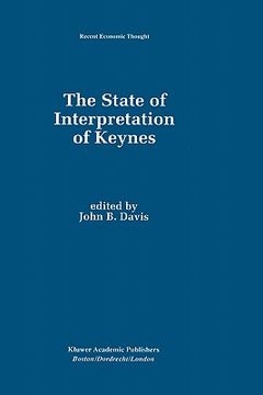 portada the state of interpretation of keynes (in English)