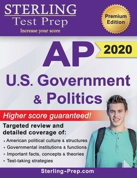 portada Sterling Test Prep AP U.S. Government and Politics: Complete Content Review for AP Exam (en Inglés)