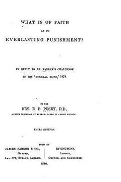 portada What is of Faith as to Everlasting Punishment? (in English)