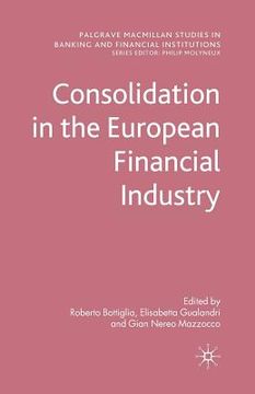 portada Consolidation in the European Financial Industry (en Inglés)