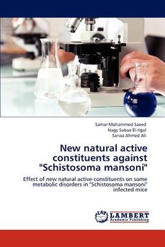 portada new natural active constituents against "schistosoma mansoni" (en Inglés)