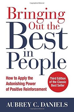 portada Bringing Out the Best in People: How to Apply the Astonishing Power of Positive Reinforcement, Third Edition (Business Books) (en Inglés)