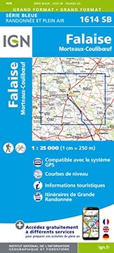 portada Falaise Morteaux -Couliboeuf 1: 25 000 (en Francés)