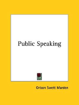 portada public speaking (en Inglés)