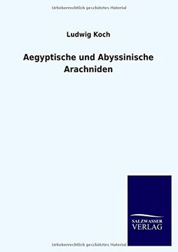 portada Aegyptische und Abyssinische Arachniden (German Edition)