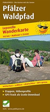 portada Pfälzer Waldpfad 1: 25 000 Wanderkarte (en Alemán)