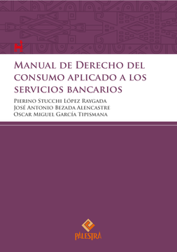 portada Manual De Derecho Del Consumo Aplicado A Los Servicios Bancarios