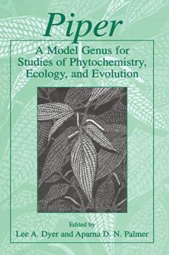 portada Piper: A Model Genus for Studies of Phytochemistry, Ecology, and Evolution (en Inglés)