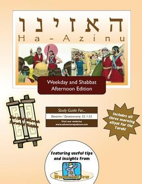 portada Bar/Bat Mitzvah Survival Guides: Ha-Azinu (Weekdays & Shabbat pm) (en Inglés)