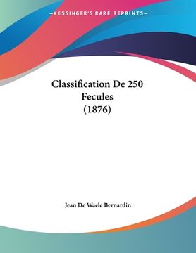 portada Classification De 250 Fecules (1876) (en Francés)