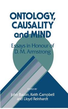 portada Ontology, Causality, and Mind (en Inglés)