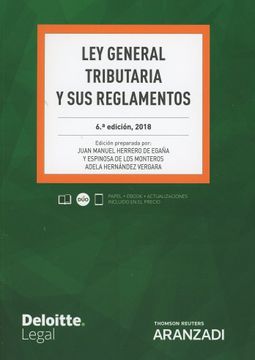 portada Ley General Tributaria y sus Reglamentos (in Spanish)