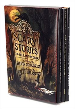 portada Scary Stories box Set: Complete Collection With Brett Helquist art 