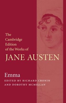 portada Emma (The Cambridge Edition of the Works of Jane Austen) (en Inglés)