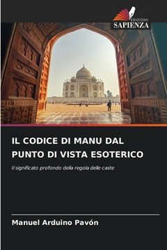 portada Il Codice Di Manu Dal Punto Di Vista Esoterico (en Italiano)