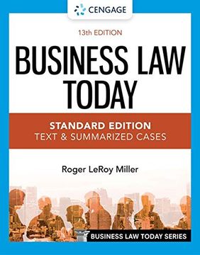 portada Business law Today - Standard Edition: Text & Summarized Cases (Mindtap Course List) (en Inglés)