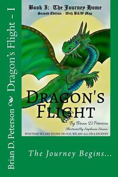 portada Dragon's Flight - I: The Journey Home - With B&W Map (en Inglés)