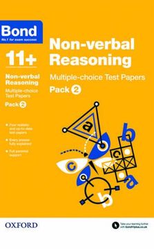 portada Bond 11+: Non-verbal Reasoning: Multiple-choice Test Papers: Pack 2