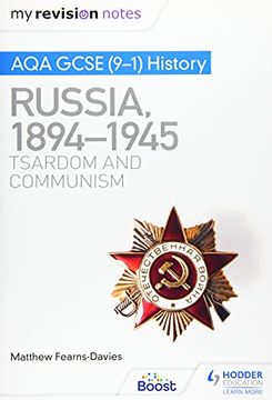 portada My Revision Notes: Aqa Gcse (9–1) History: Russia, 1894–1945: Tsardom and Communism (en Inglés)