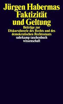 portada Faktizität und Geltung: Beiträge zur Diskurstheorie des Rechts und des Demokratischen Rechtsstaats (en Alemán)