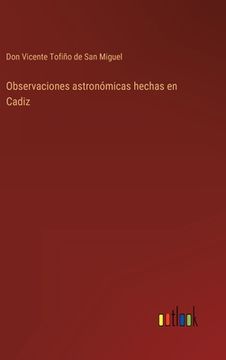 portada Observaciones astronómicas hechas en Cadiz
