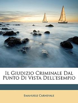 portada Il Giudizio Criminale Dal Punto Di Vista Dell'esempio (in Italian)