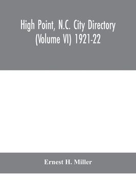 portada High Point, N.C. City Directory (Volume VI) 1921-22