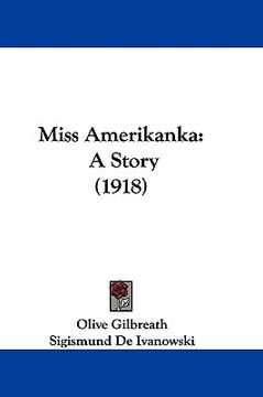 portada miss amerikanka: a story (1918)