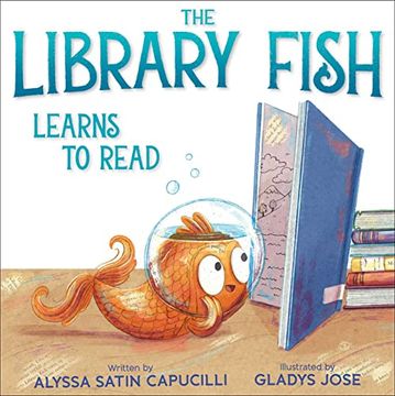 portada The Library Fish Learns to Read (The Library Fish Books) (en Inglés)