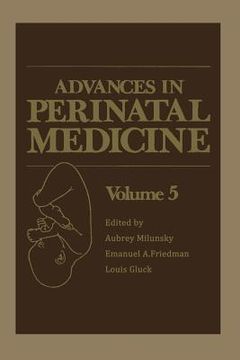 portada Advances in Perinatal Medicine: Volume 5 (in English)
