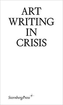 portada Art Writing in Crisis (in English)