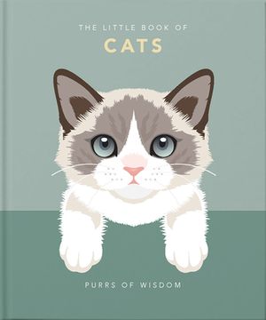 portada The Little Book of Cats: Purrs of Wisdom (en Inglés)