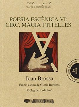 portada Poesía Escénica vi: Circ, Magia i Titelles (en Catalá)