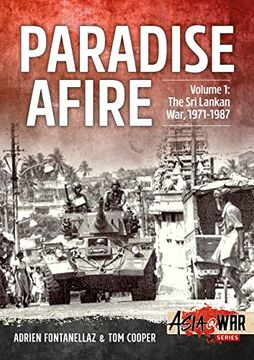 portada Paradise Afire, Volume 1: The sri Lankan War, 1971-1987 (Paperback) (in English)