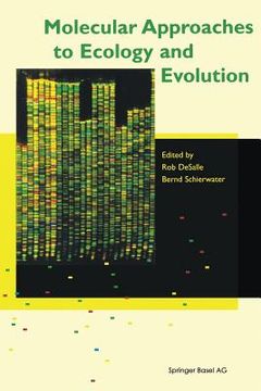 portada Molecular Approaches to Ecology and Evolution (en Inglés)