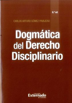portada Dogmática del Derecho Disciplinario