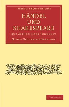 portada Handel und Shakespeare (Cambridge Library Collection - Music) 