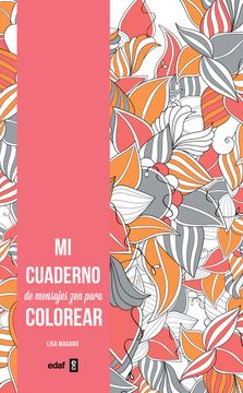 portada Mi Cuaderno de Mensajes zen Para Colorear (in Spanish)