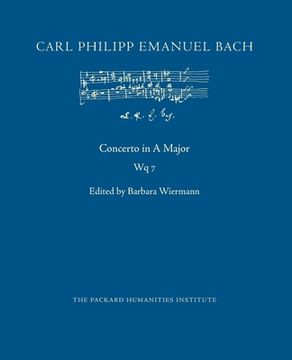 portada Concerto in A Major, Wq 7 (in English)