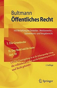 portada Öffentliches Recht: mit Vertiefung im Gewerbe-, Wettbewerbs-, Subventions- und Vergaberecht (Springer-Lehrbuch)