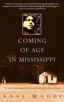 portada Coming of age in Mississippi: The Classic Autobiography of a Young Black Girl in the Rural South (en Inglés)