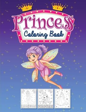 portada Princess Coloring Book: Activity book for little girls (in English)