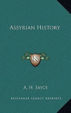 portada assyrian history (en Inglés)