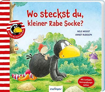 portada Der Kleine Rabe Socke: Wo Steckst du, Kleiner Rabe Socke? Verwandlungsbuch (in German)