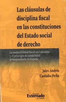 portada Las Cláusulas de Disciplina Fiscal en las Constituciones del Estado Social de Derecho