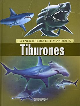 portada enciclopedia de animales: tiburones