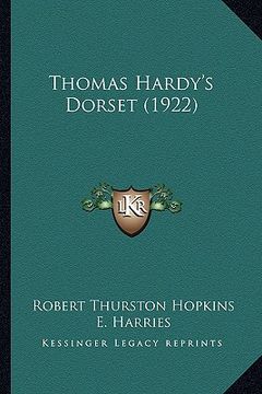 portada thomas hardy's dorset (1922) (in English)