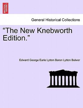 portada the new knebworth edition. (in English)
