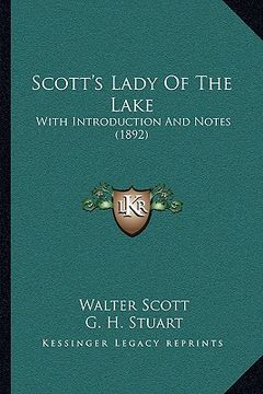 portada scott's lady of the lake: with introduction and notes (1892) (in English)